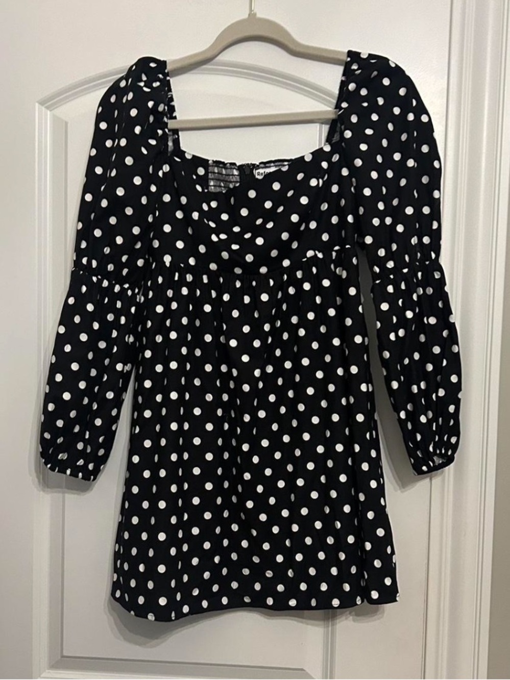 Reformation Michaela Polka Dot Dress - Picture 2 of 4